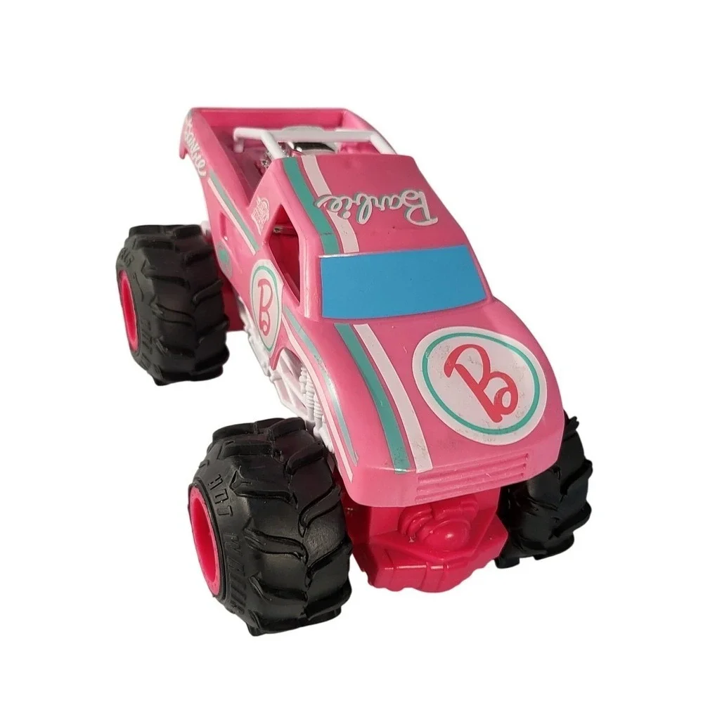 Barbie Monster Truck Toy Car Pink Racing Vehicle Collectible